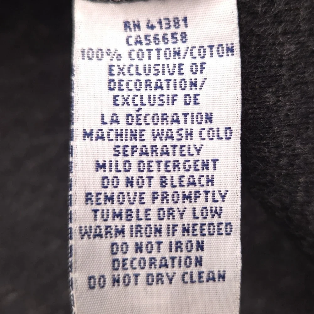 Polo Ralph Lauren Pullover Quarter Zip Sweatshirt Charcoal Grey Mens‎ XXL